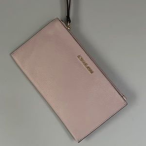 Michael Kors large zip clutch
